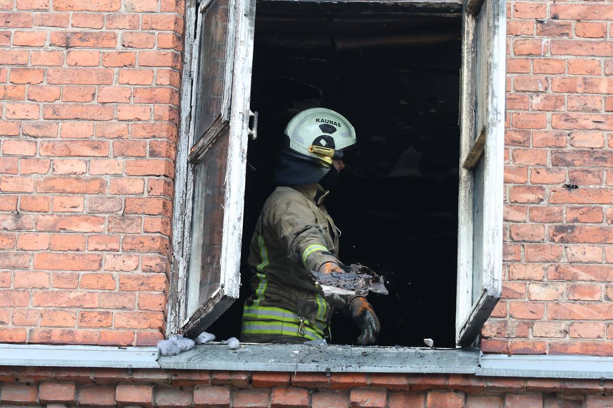 Šančiuose – pražūtingas gaisras