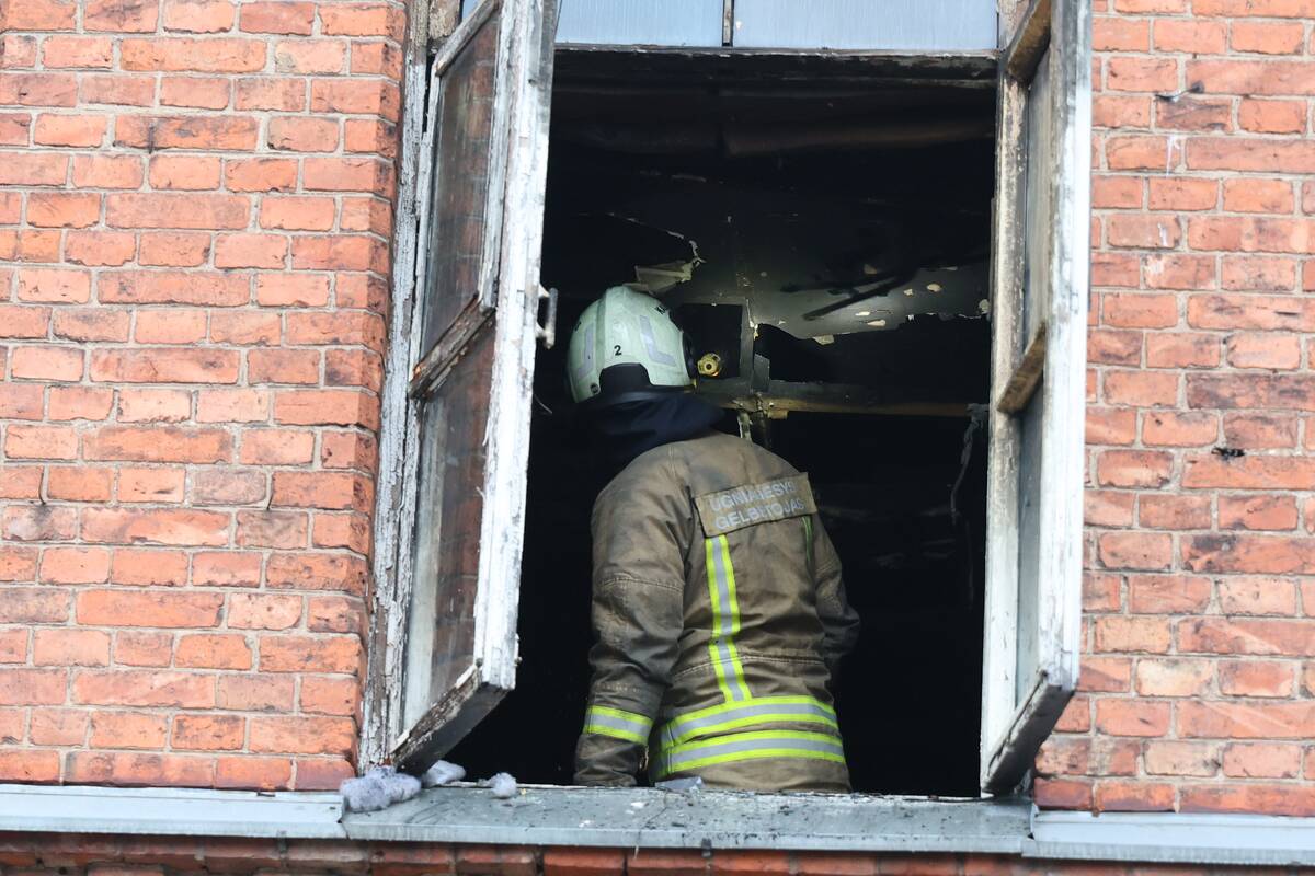 Šančiuose – pražūtingas gaisras