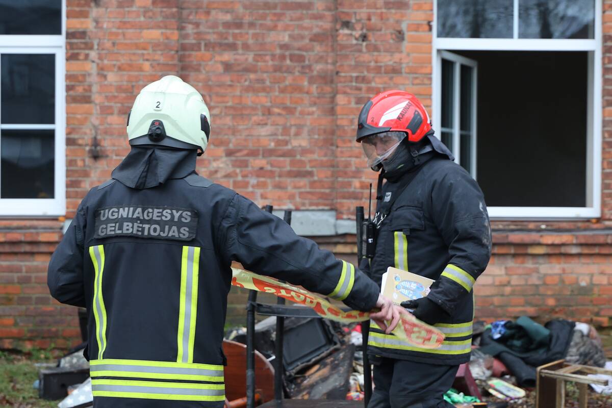 Šančiuose – pražūtingas gaisras