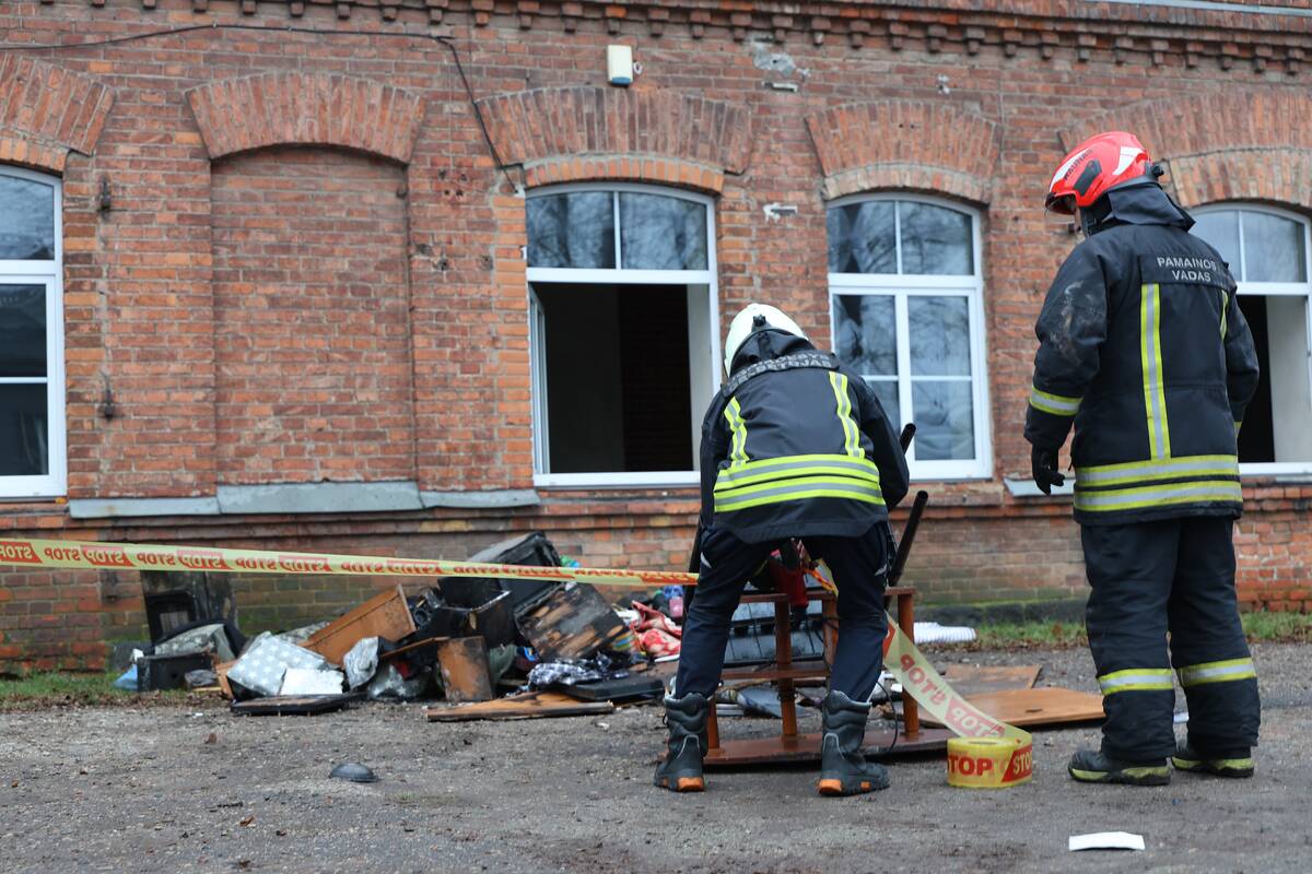 Šančiuose – pražūtingas gaisras