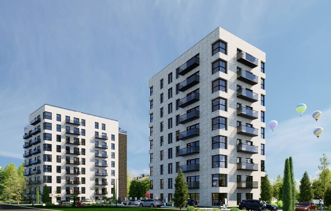 Projektas „Du pušynai“: naujos statybos namai prie Kauno marių