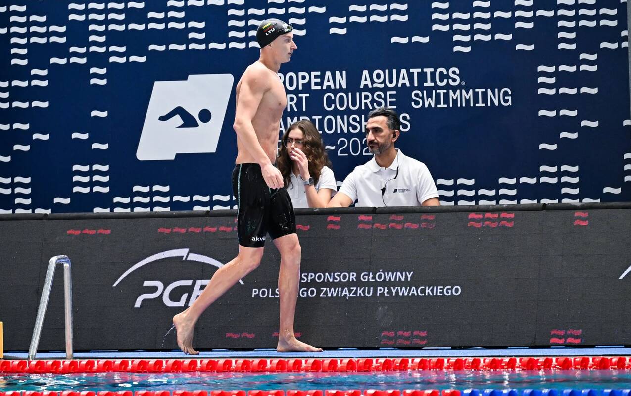 Rapšys ir Lukminas – pusfinalyje, kitiems plaukikams durys uždarytos dėl taisyklių