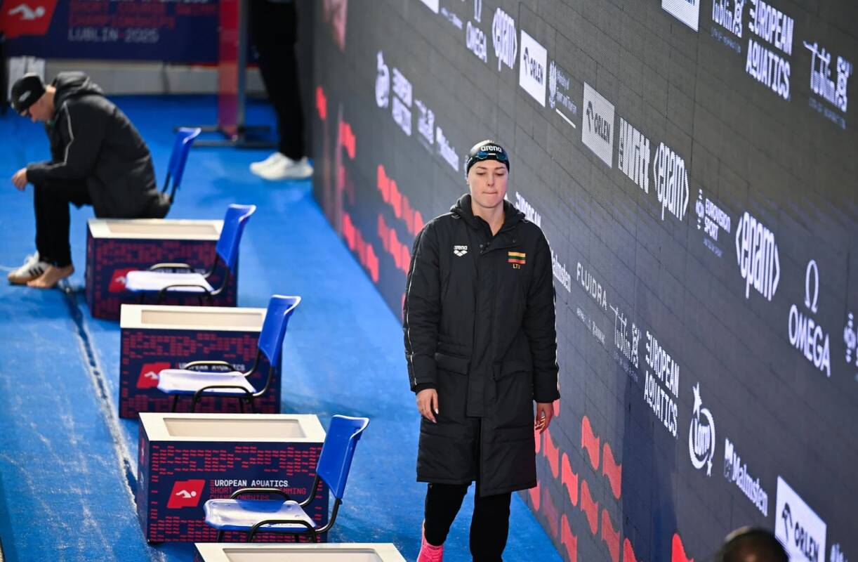 Europos plaukimo čempionato trečioji diena: lietuvių startai