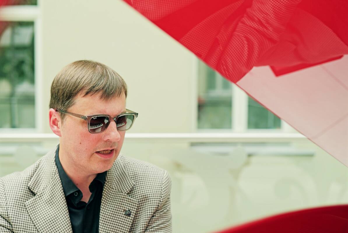 Dainininkas Aurimas Papečkys.