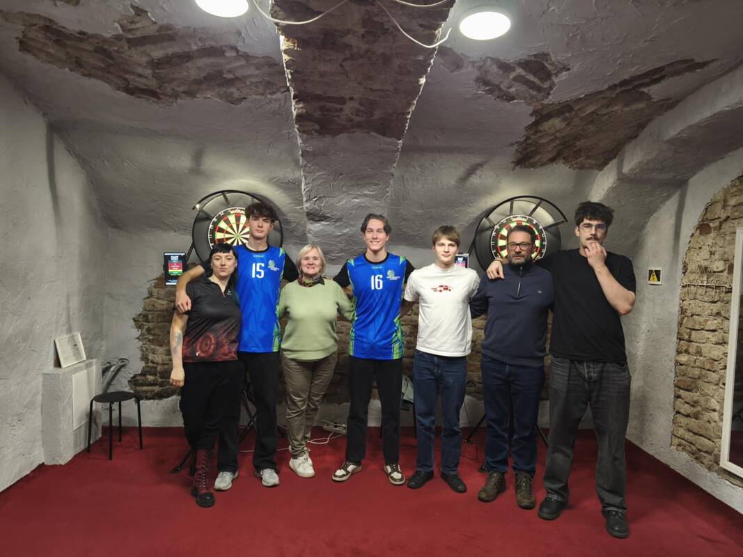 Gimnazistų smiginio varžybos Vilniuje