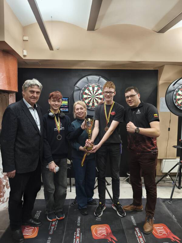 Gimnazistų smiginio varžybos Vilniuje