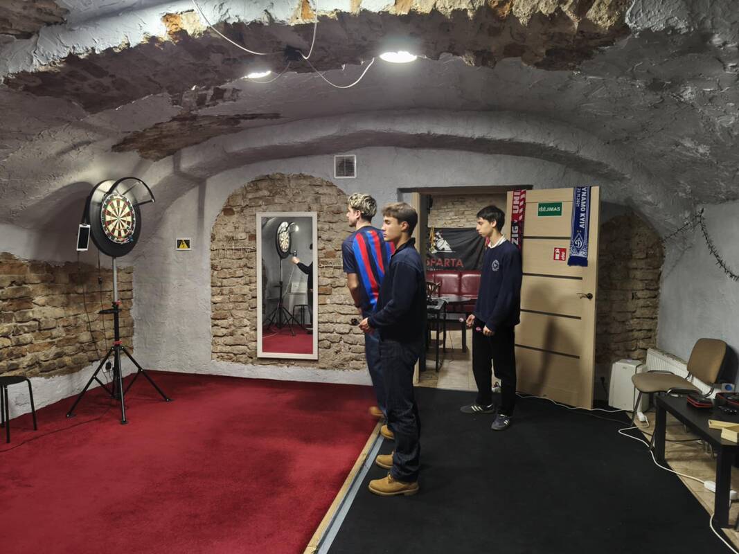 Gimnazistų smiginio varžybos Vilniuje