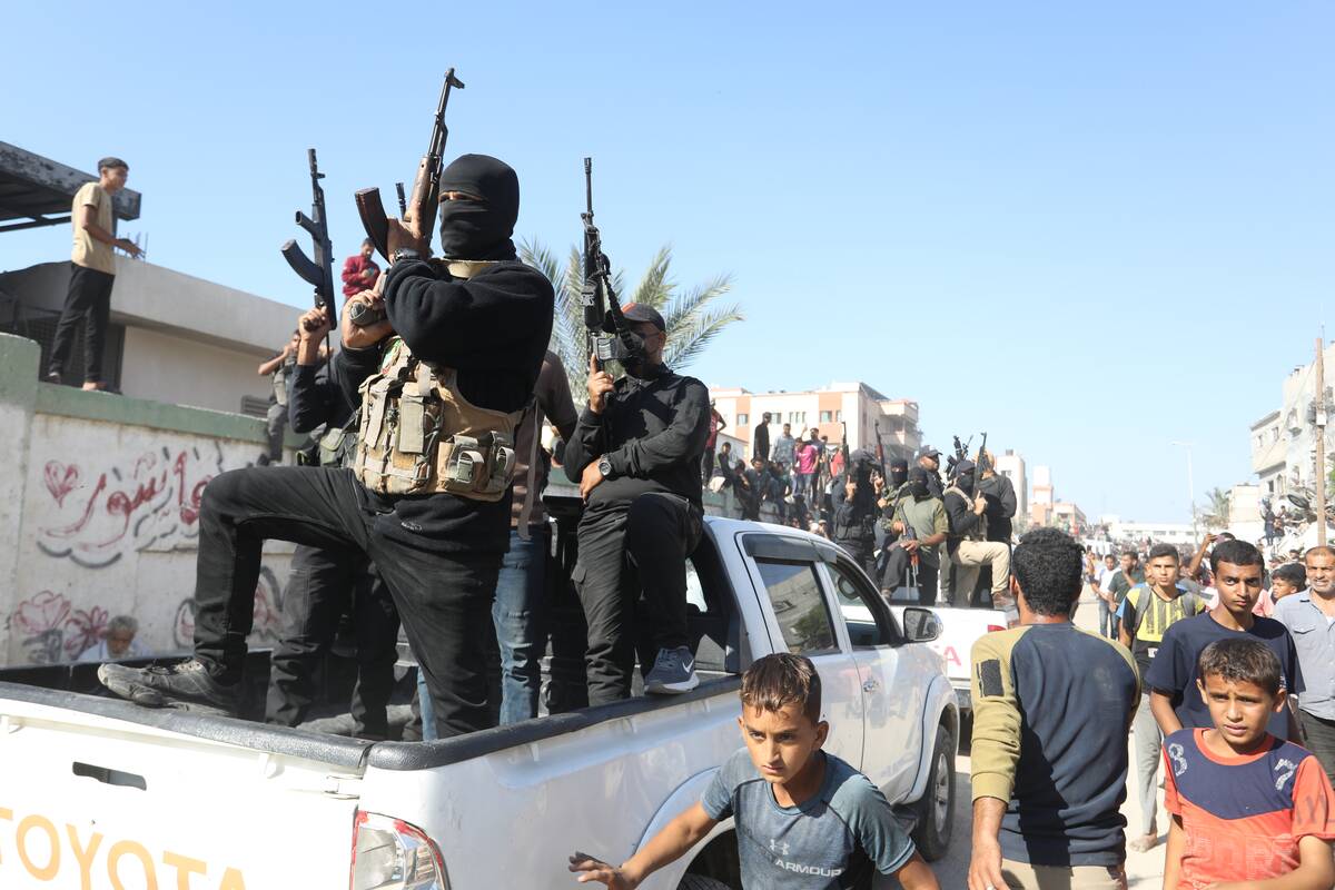 Izraelis: grupuotė „Hamas“ bus nuginkluota