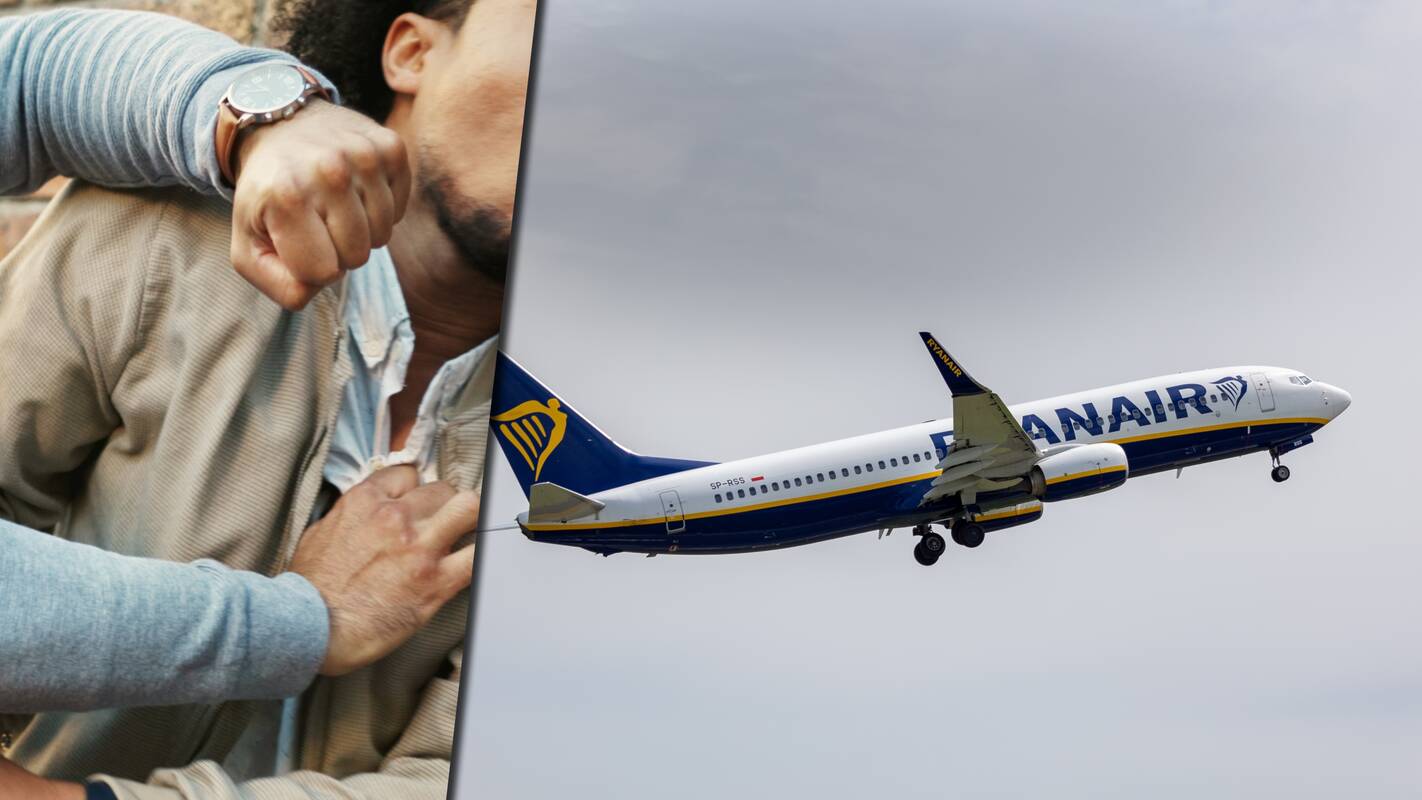 Iš Kauno skridusiame lėktuve – įnirtinga akistata: vyras nuplėšė kitam marškinius