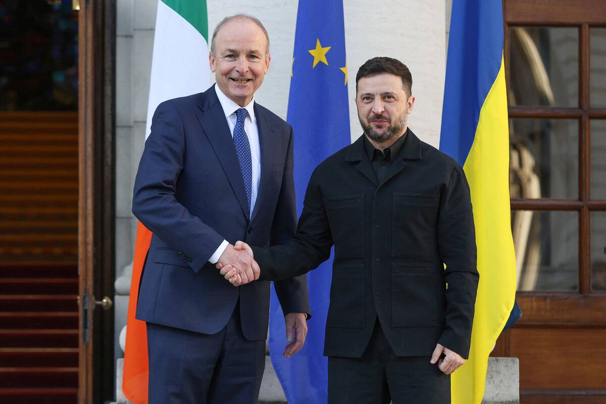 Airija skirs Ukrainai papildomą 125 milijonų eurų paramą