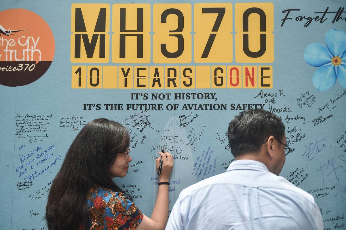 Malaizija atnaujins seniai dingusio borto MH370 paieškas
