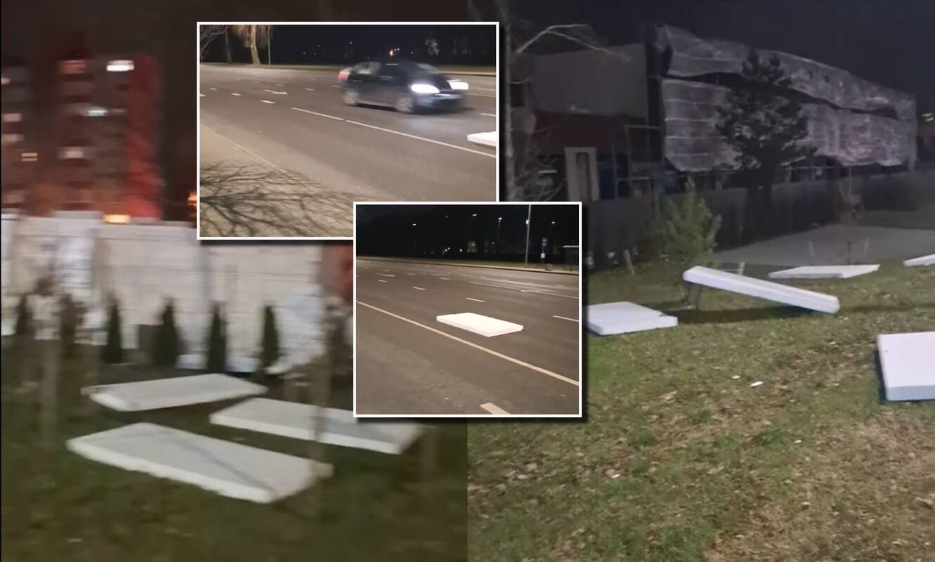 Klaipėdoje gūsingas vėjas jau kelia bėdų