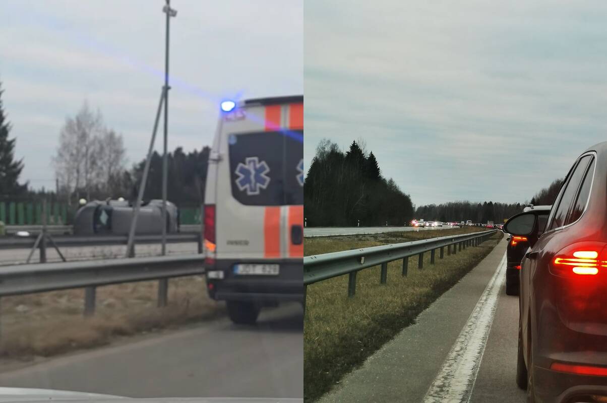 Autostradoje link Klaipėdos – masinė avarija, stoja eismas
