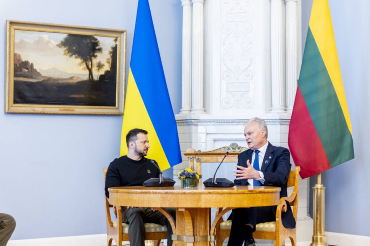 Volodymyras Zelenskis ir Gitanas Nausėda