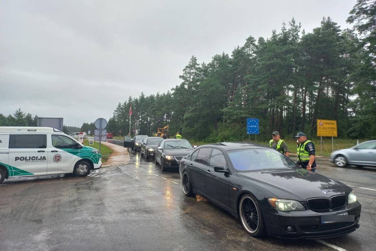 Kelyje Klaipėda–Liepoja per prevencinę priemonę nustatytas neblaivus vairuotojas