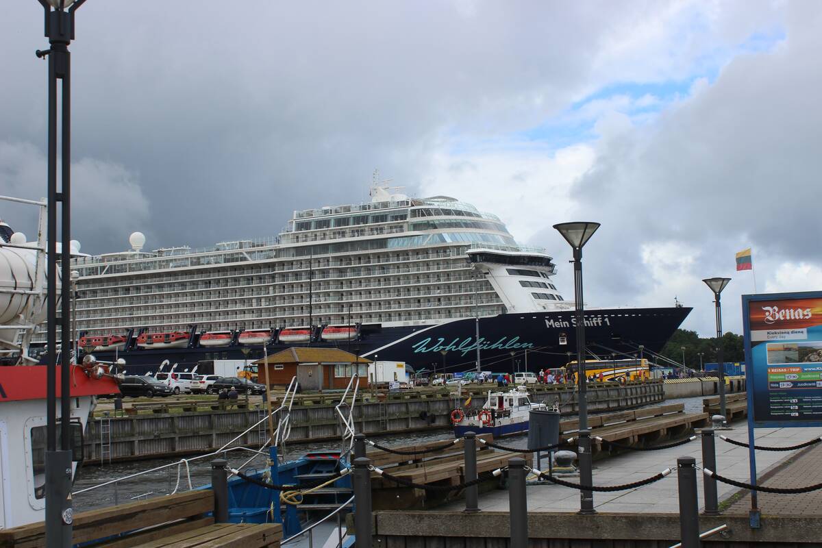 Proveržis: kasmet tūkstančiai turistų Lietuvą atranda jūros keliu, šiais metais kruiziniais laivais į Klaipėdą atvyko daugiau nei 76 tūkst. keleivių.