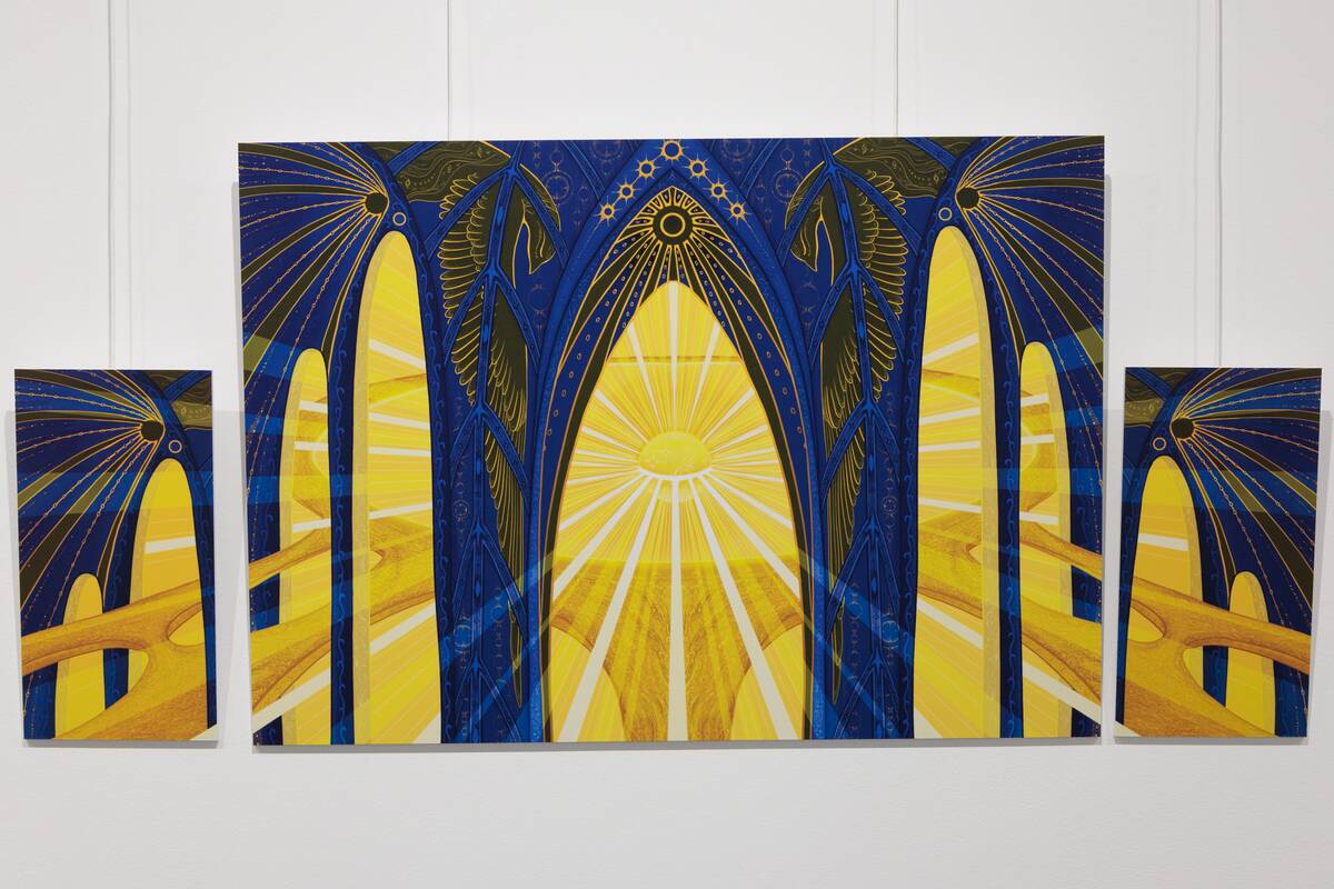 Kūriniai: skirtingoms kartoms atstovaujantys menininkai savaip traktavo M. K. Čiurlionio temą – vienus įkvėpė jo motyvai, pasaulėvaizdis, kiti bandė pajusti čiurlionišką jautrumą aplinkai.