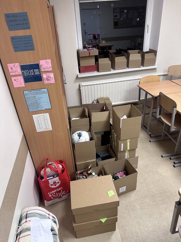 Viršijo: kadangi pritrūko dėžučių, parama buvo renkama ir maišeliuose.