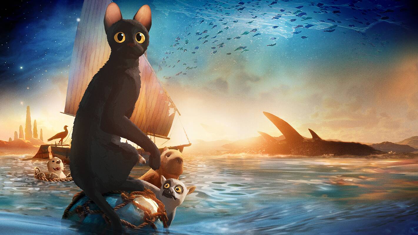 Naujiena: latviai išleido sidabrinę monetą, skirtą „Oskaru“ apdovanoto animacinio filmo „Potvynis“ personažams.