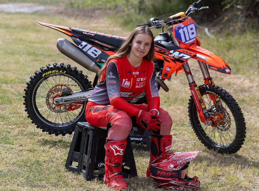 Sezonas: A. Skudutytė šiemet startavo penkiuose MXW pasaulio čempionato etapuose.
