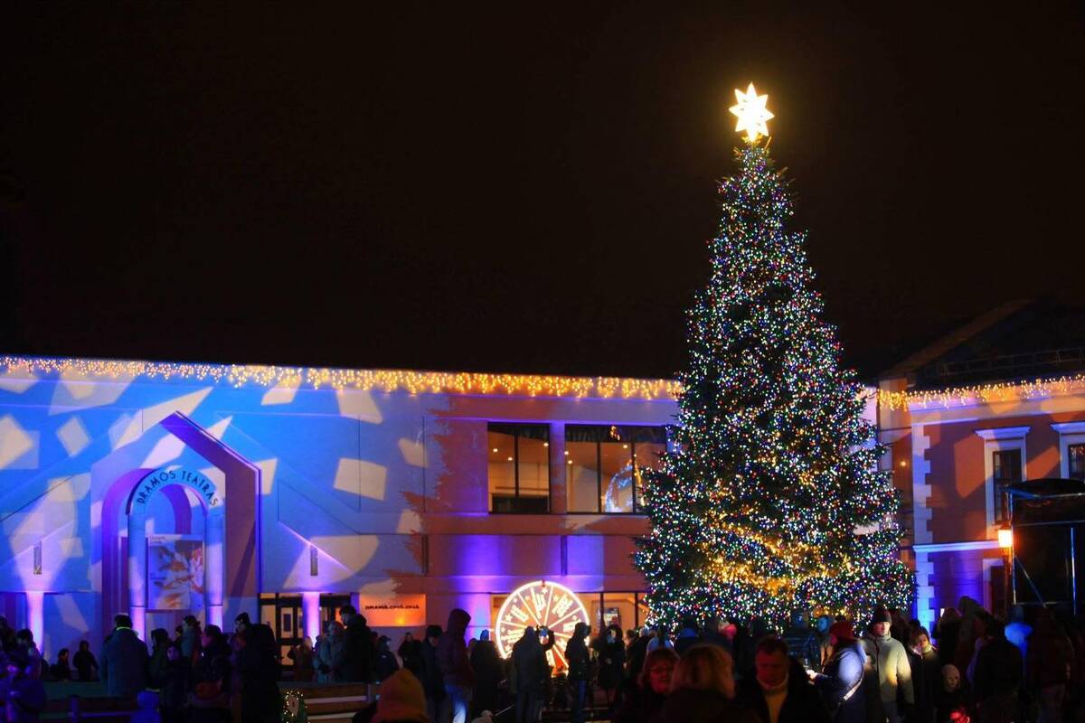 Viltis: ramius orus pažadėję sinoptikai teigė, kad galėsime pasigrožėti miesto eglute, nebijodami sušlapti ar sužvarbti.