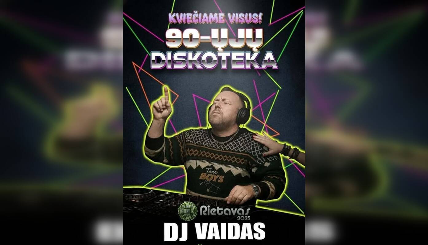 90-ieji: V. Lekstutis Žemaitis Rietave turėtų sužibėti didžėjaus amplua, tačiau tuo ne visi žemaičiai patenkinti – rietaviškiai susirūpino, kokius renginius jų miestelyje žada rengti antivalstybine retorika garsėjęs pilietis.