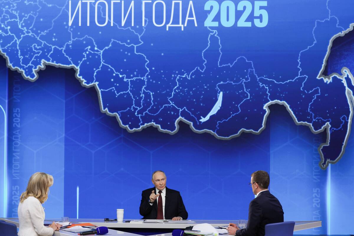 Per metinę spaudos konferenciją Putinas gyrėsi laimėjimais Ukrainoje ir svaidėsi grasinimais