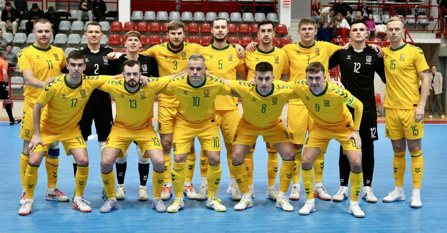 Turnyrą Čekijoje lietuviai baigė pergale prieš latvius