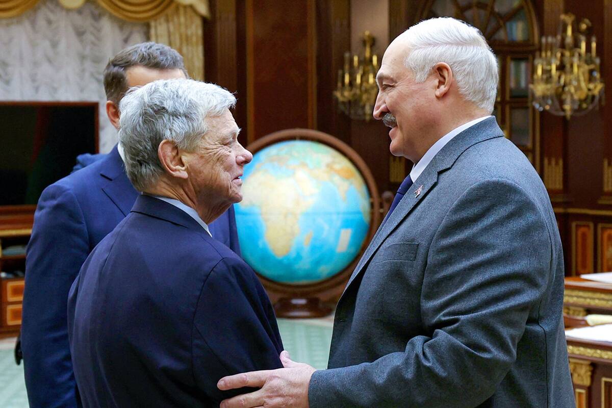 Į Baltarusiją derybų atvyko JAV pasiuntinys