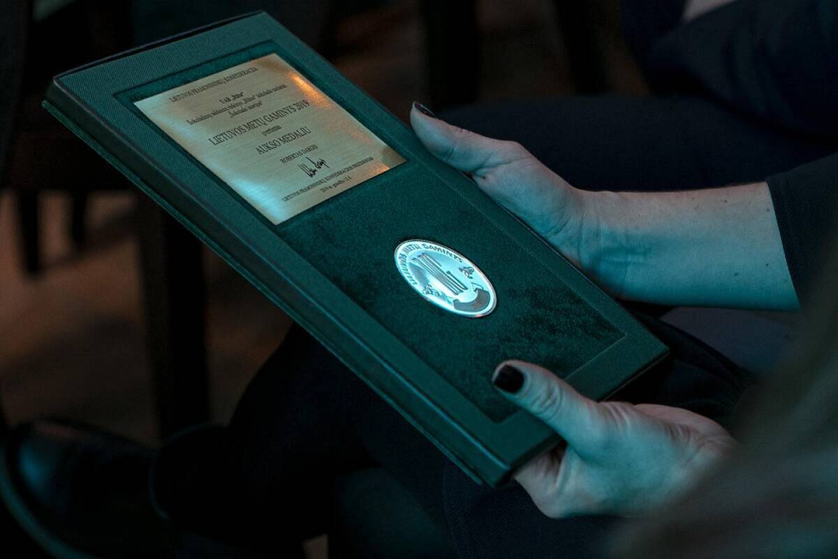 Aukso ir sidabro medaliais apdovanoti 2025-ųjų „Lietuvos metų gaminiai“