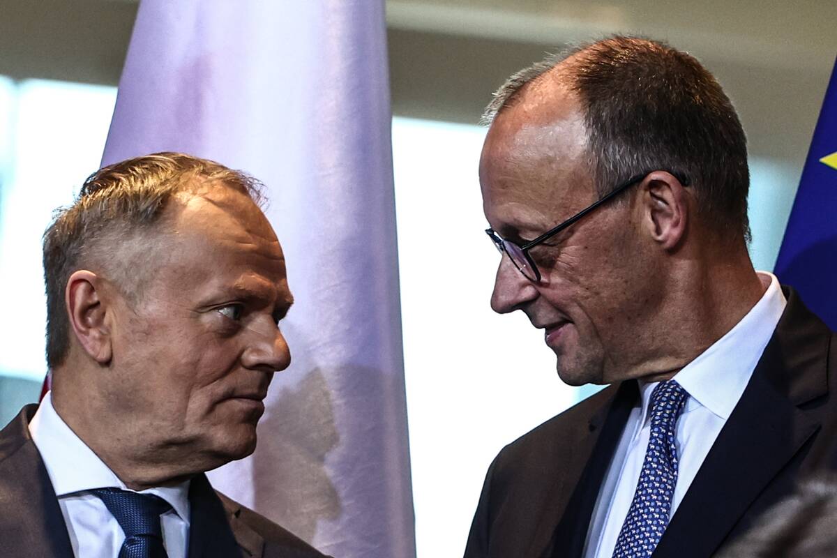 Donaldas Tuskas ir Friedrichas Merzas