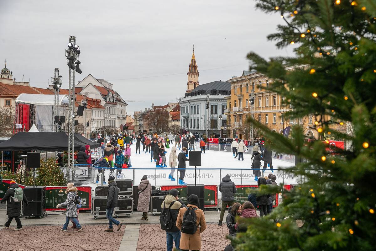 Sostinėje – „kalėdiškiausia diena“