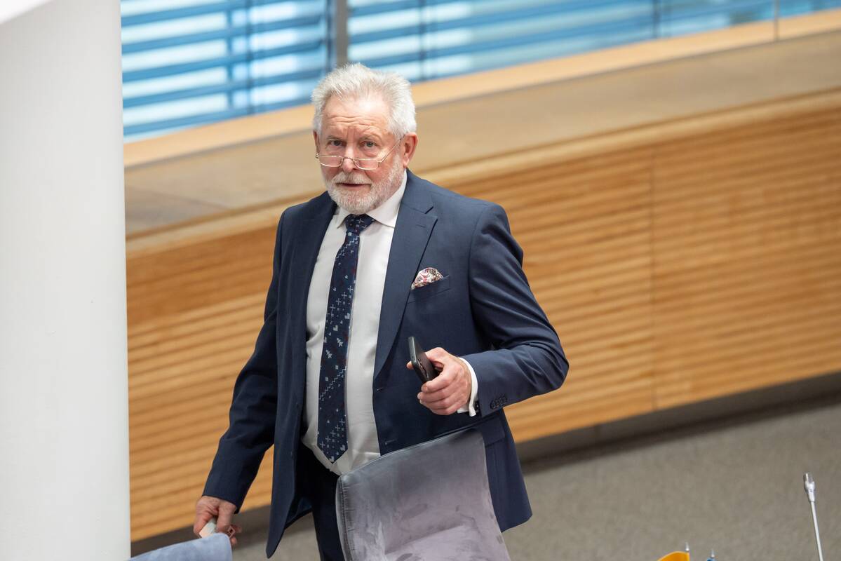 Seimo Biudžeto ir finansų komiteto pirmininkas Algirdas Sysas.