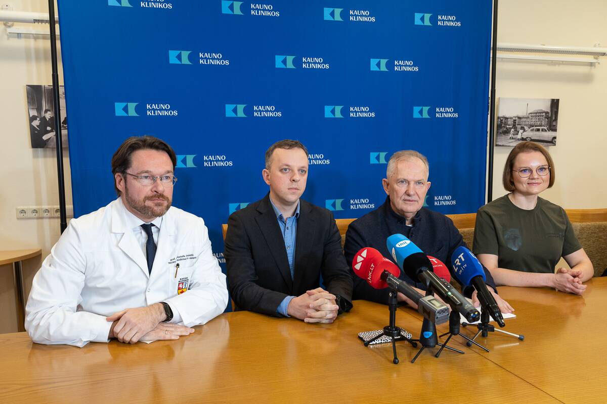 Ukrainos medikų spaudos konferencija