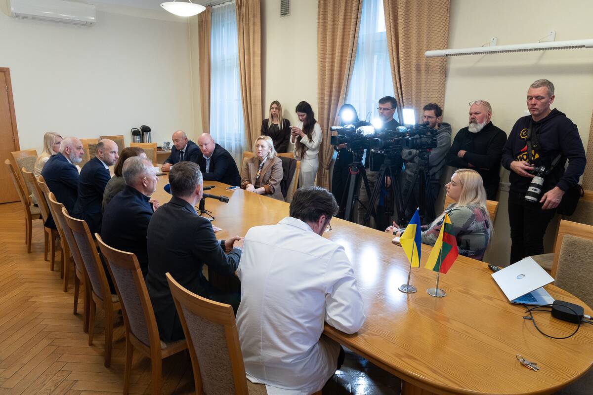 Ukrainos medikų spaudos konferencija