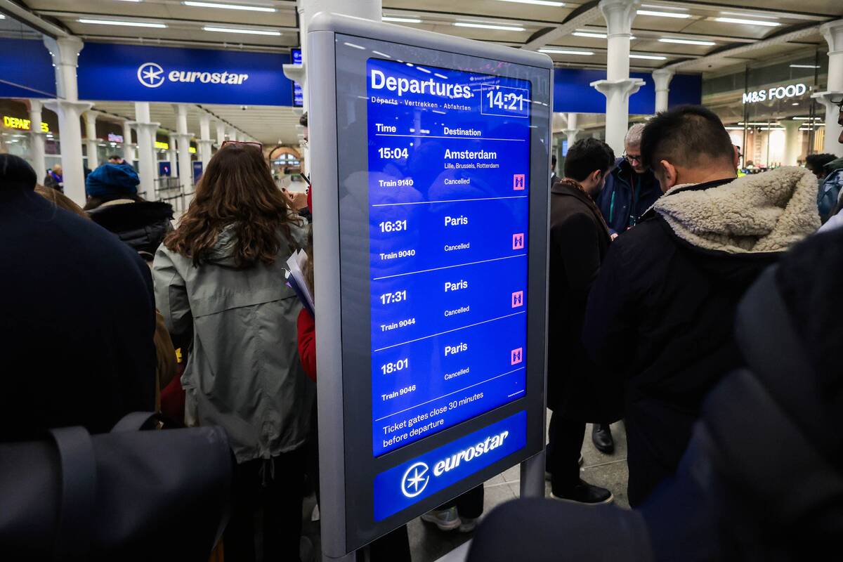 Lamanšo tunelio operatorė: traukinių eismas naktį normalizuosis