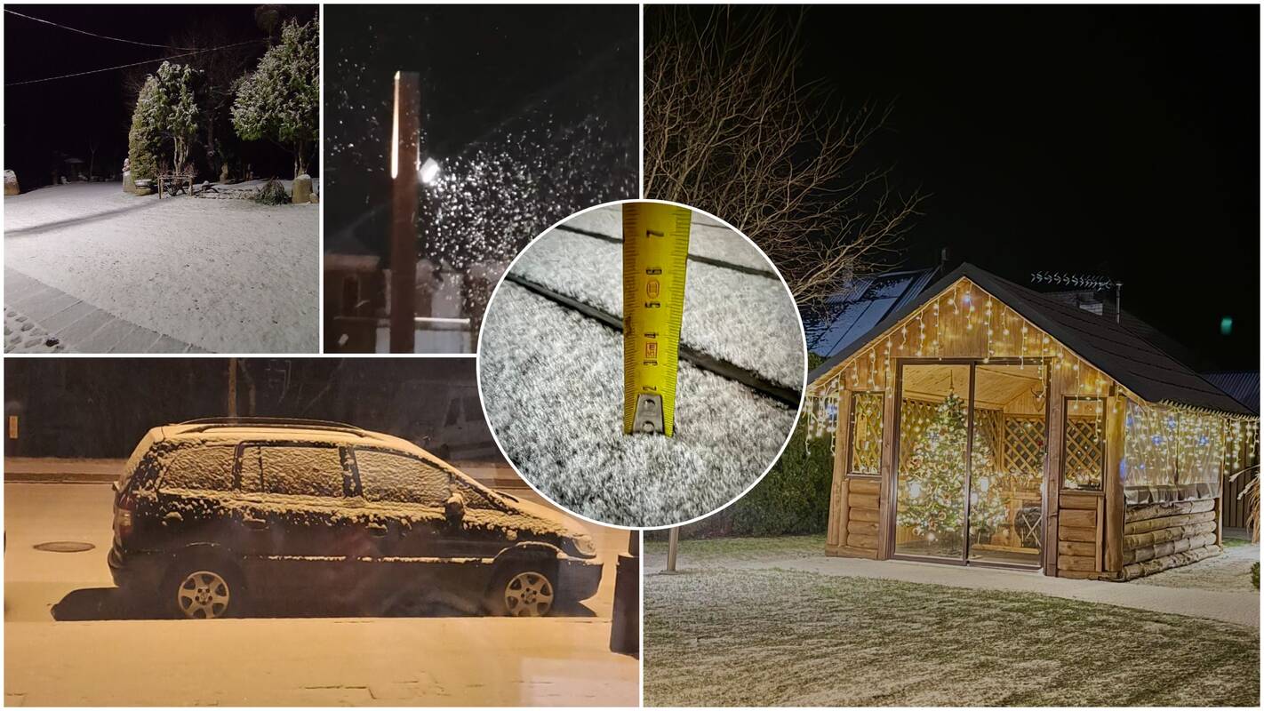 Pabirusios snaigės pradžiugino tautiečius: sinoptikai atskleidė, ar balta žiema užsibus