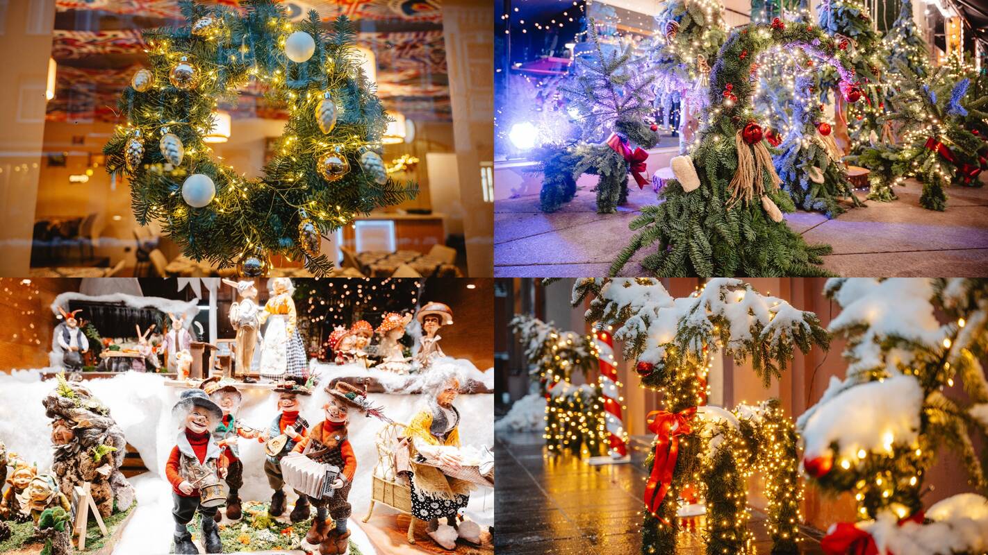 Nuo kalėdinių vitrinų Kaune neįmanoma atitraukti akių: pasižvalgykite!