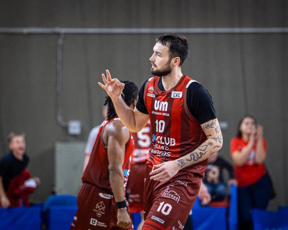 Rezultatyviausią sezono mačą sužaidę uteniškiai nubloškė „Gargždus“