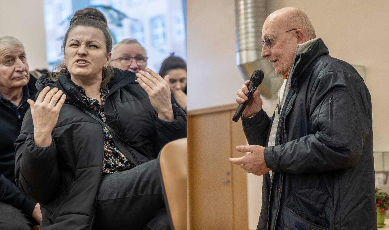 Susitikime dėl poligono – viešas Valinsko kirtis nepasitenkinimą demonstravusiai moteriai 