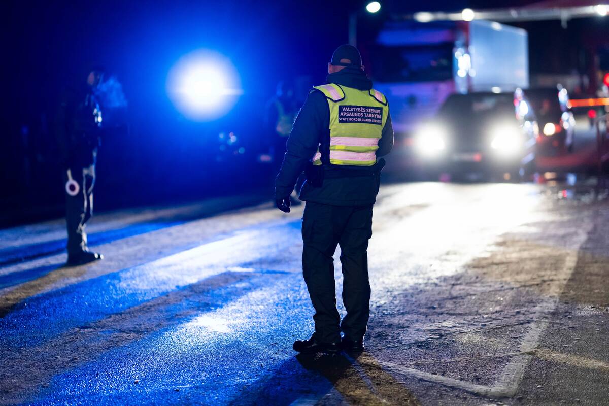 Pasienyje su Baltarusija apgręžtas vienas neteisėtas migrantas