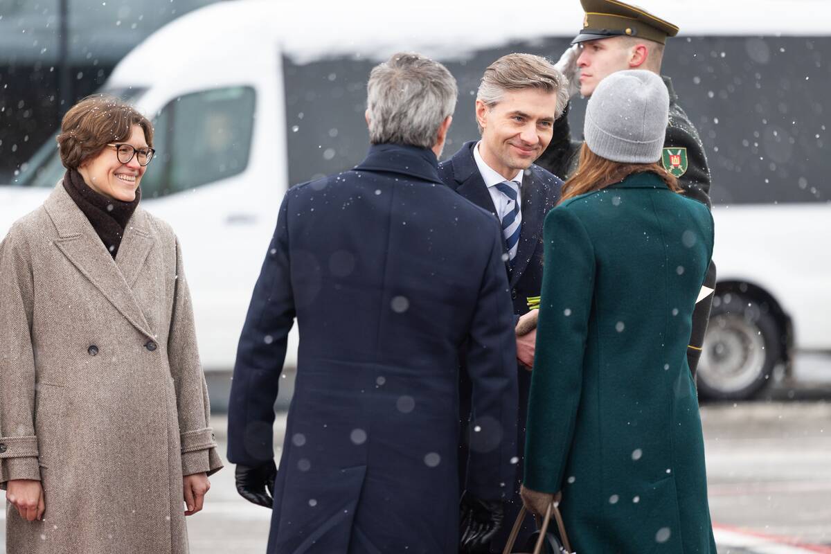 Danijos karaliaus ir karalienės pasitikimas Vilniaus oro uoste
