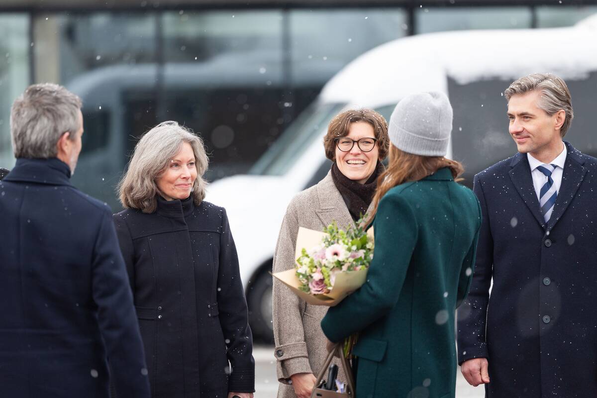 Danijos karaliaus ir karalienės pasitikimas Vilniaus oro uoste