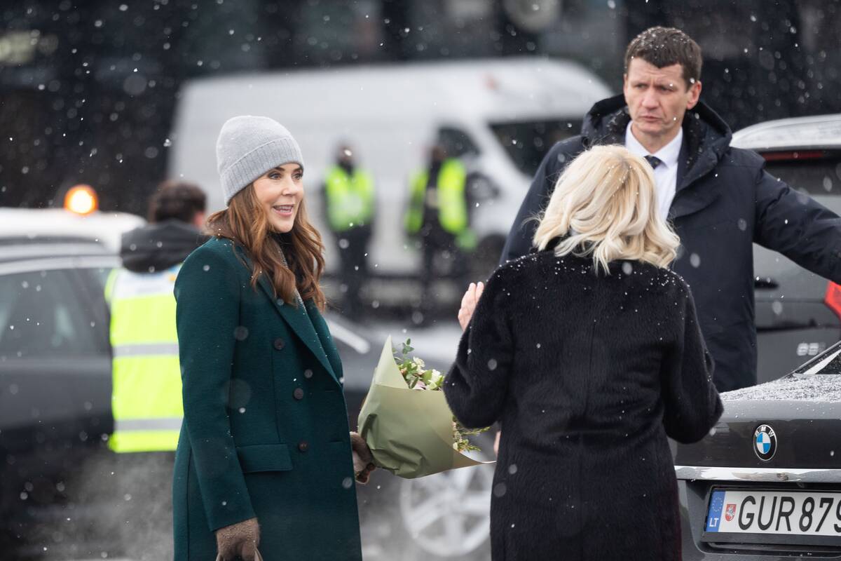 Danijos karaliaus ir karalienės pasitikimas Vilniaus oro uoste