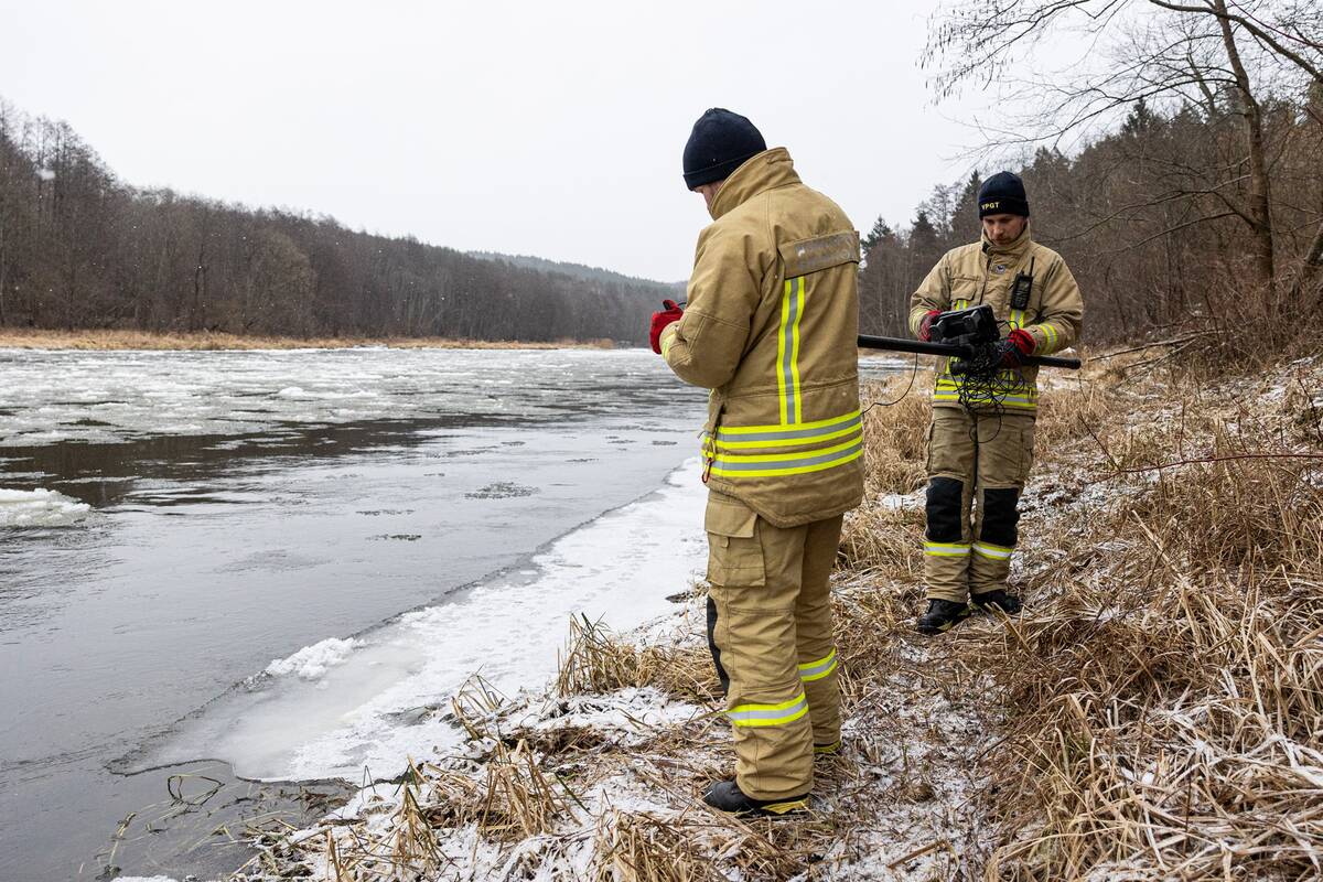 Upėje rastas įšalęs žmogaus kūnas