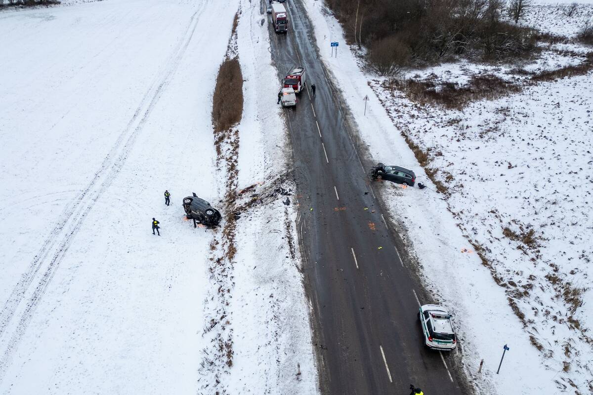 Tragiška avarija Kaišiadorių rajone: žuvo du vaikai