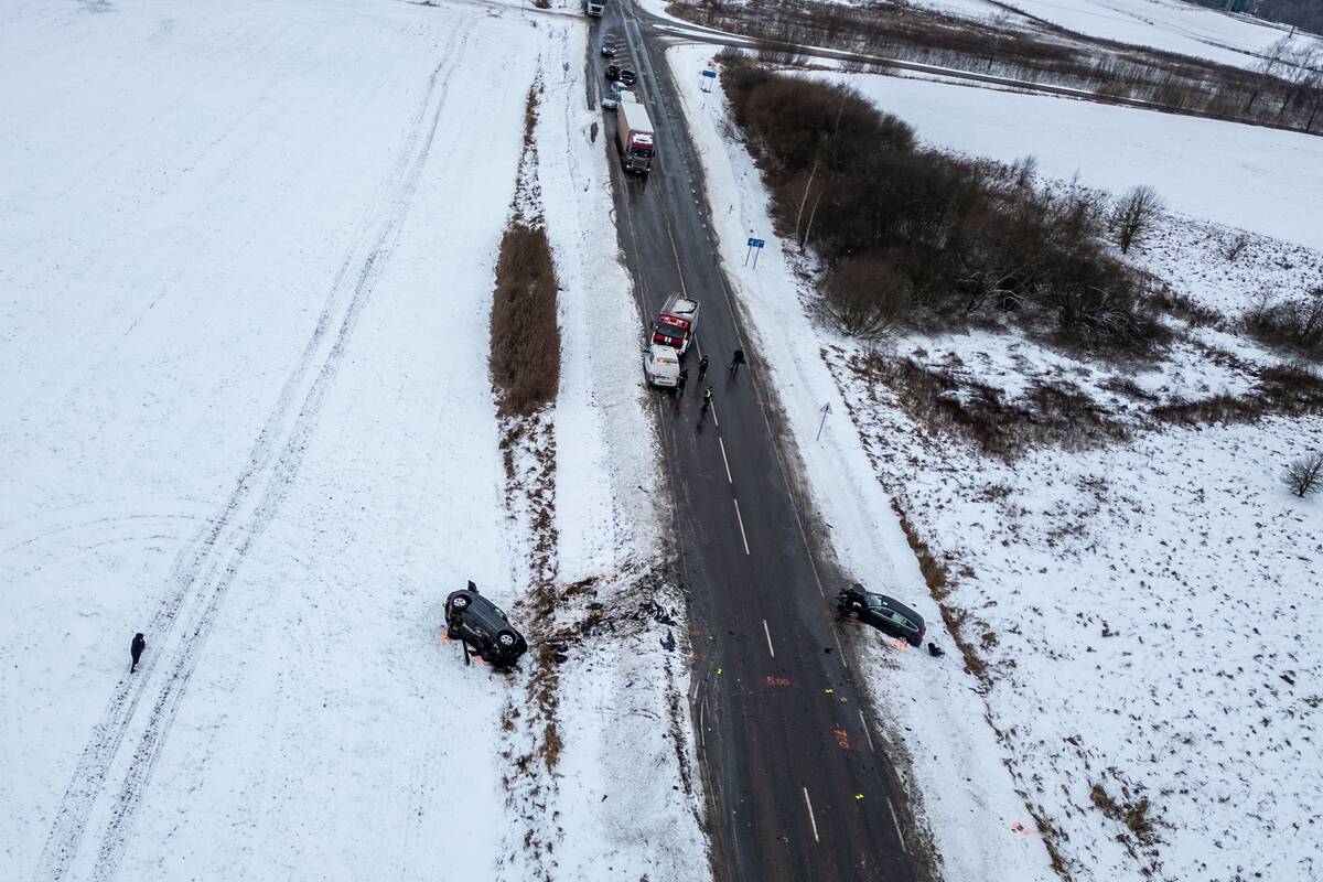 Tragiška avarija Kaišiadorių rajone: žuvo du vaikai