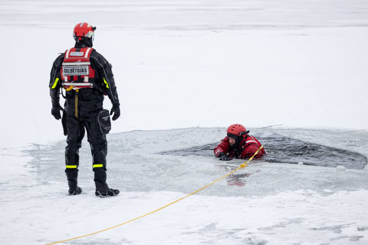 Priešgaisrinės apsaugos ir gelbėjimo departamento konferencija dėl saugaus elgesio ant ledo