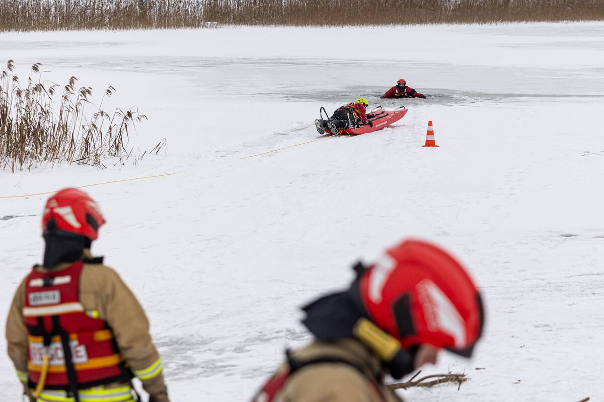 Priešgaisrinės apsaugos ir gelbėjimo departamento konferencija dėl saugaus elgesio ant ledo
