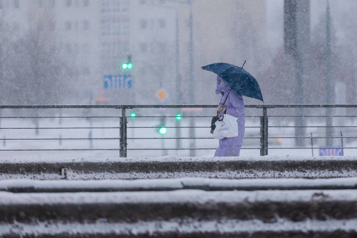 Sostinėje – gausus snygis